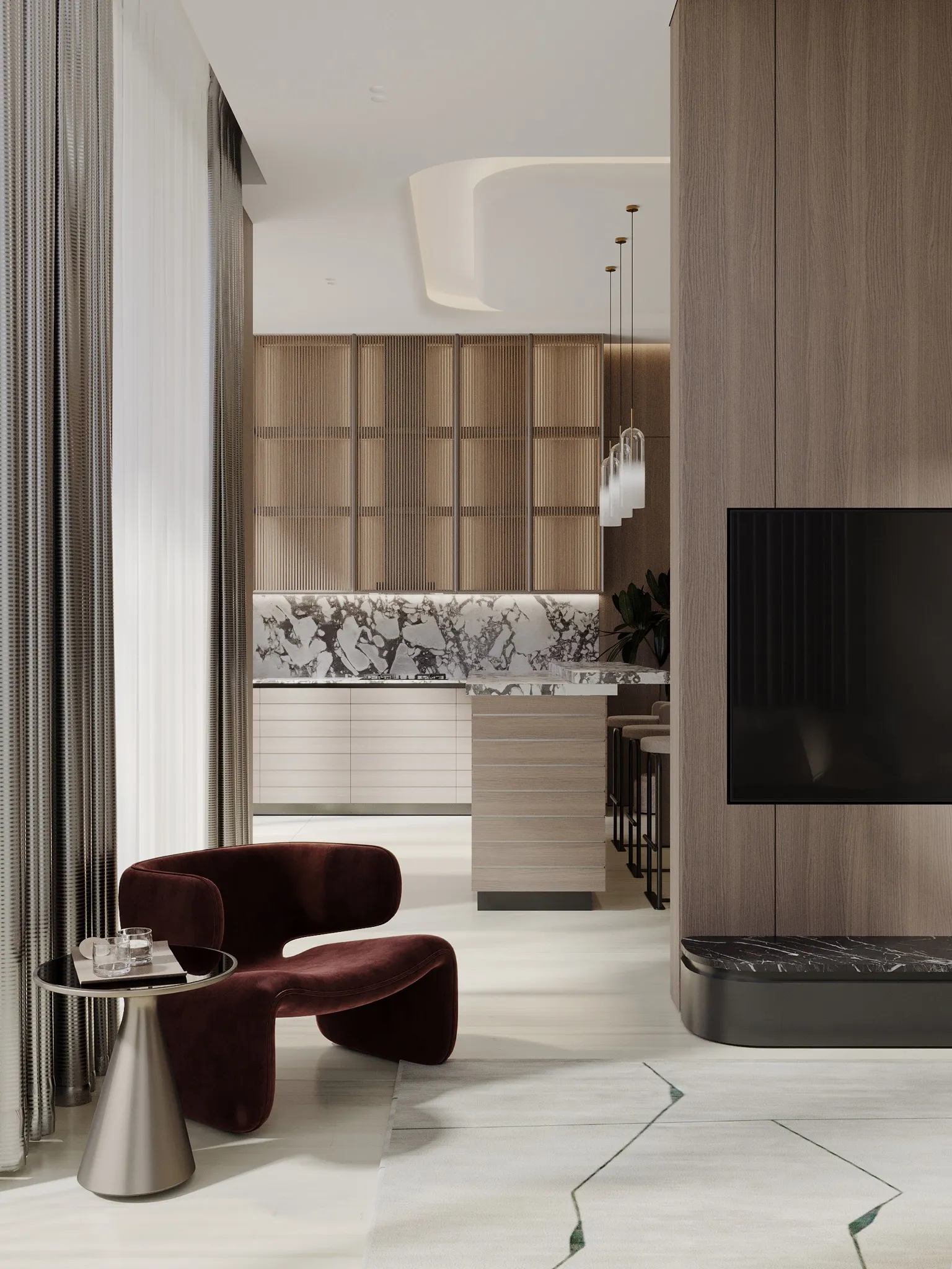 Swank compact villa – interior photo 1